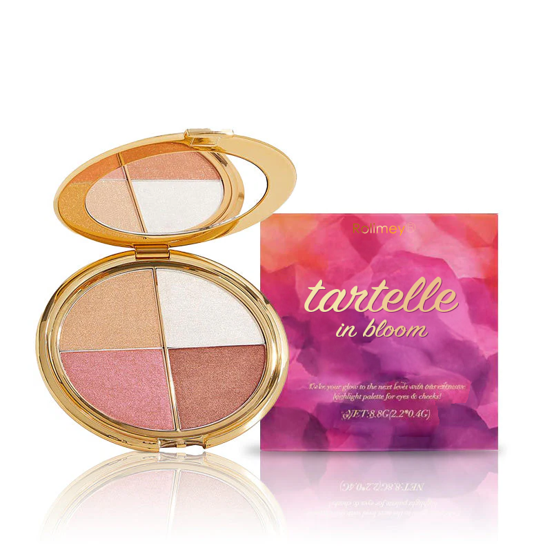 ๐ Last 3 hours 60% offโฐ๐๐ฒ๐ & ๐๐ก๐๐๐ค ๐๐๐ฅ๐๐ญ๐ญ๐ - Eyeshadow and Highlighter Makeup (with Detachable Brush)