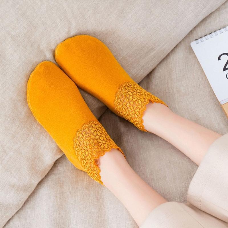 Fashionable Heated Lace Socks (4/8 PAIRS)