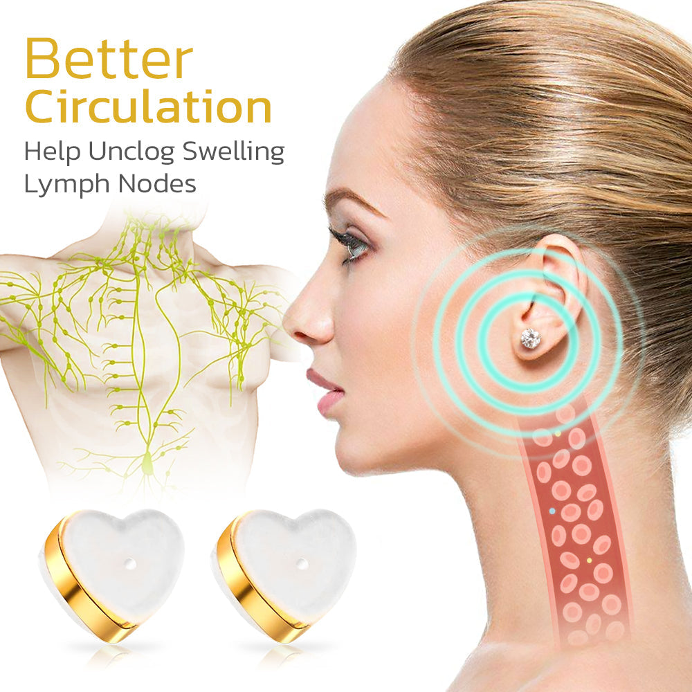 Eilisra 18K Titan Platinum Alloy Lymphvitic Earring Backs