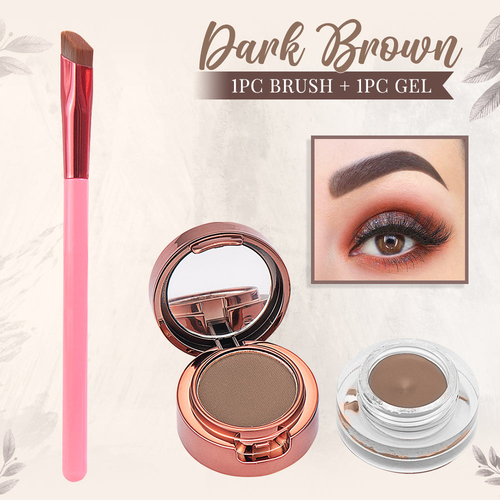 Blaireau Precise Square Angled Brow Brush Kit