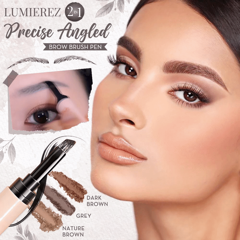 EILISRA 2 in 1 Precise Angled Brow Brush Pen