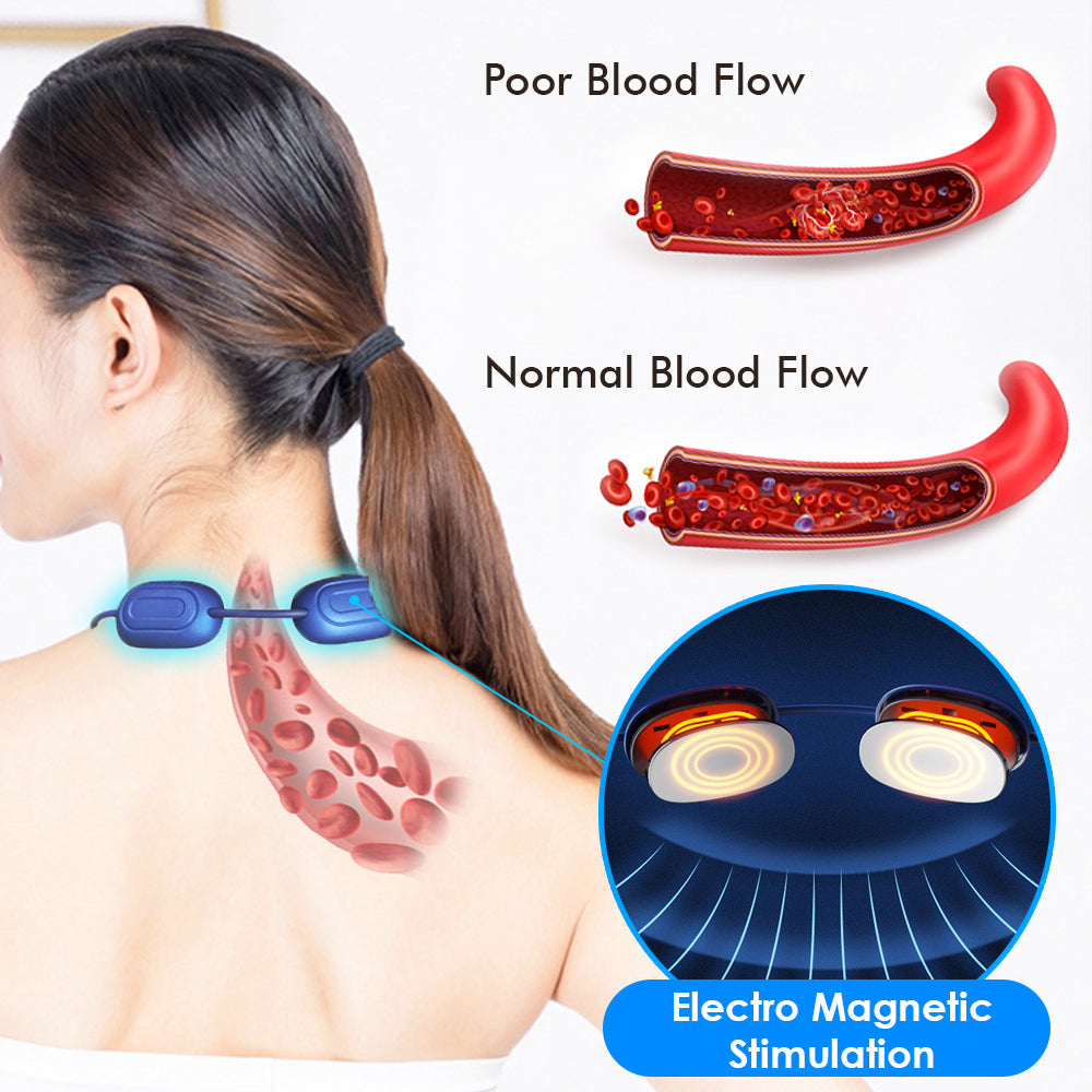 AcuPro EMS Neck Acupoints Massage Lymphvitic Device