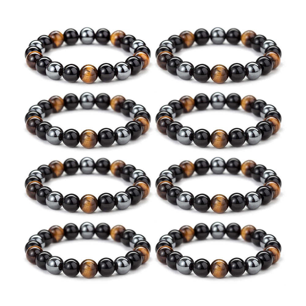 Triple Hematite Magnetisch Therapy Bracelet