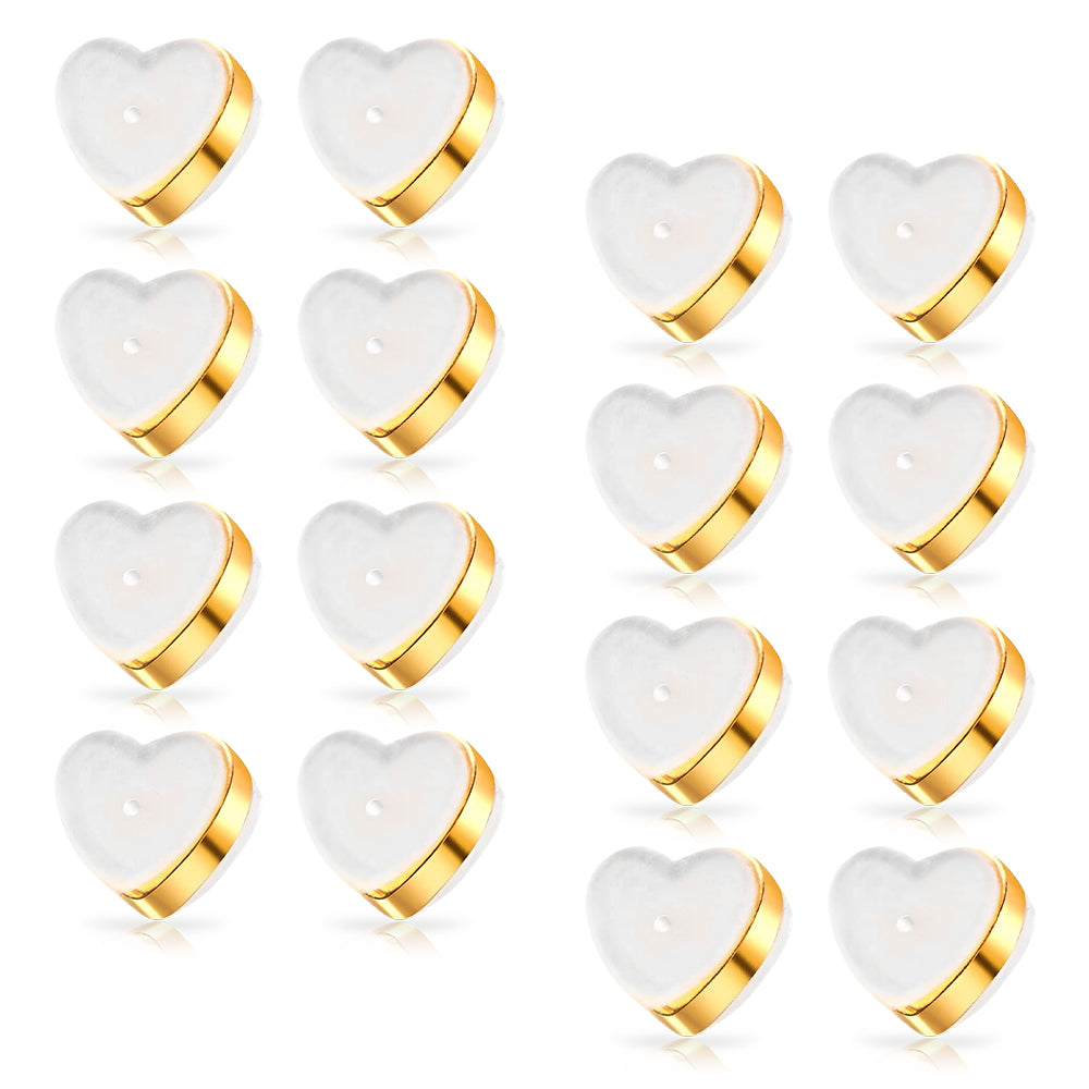 Eilisra 18K Titan Platinum Alloy Lymphvitic Earring Backs