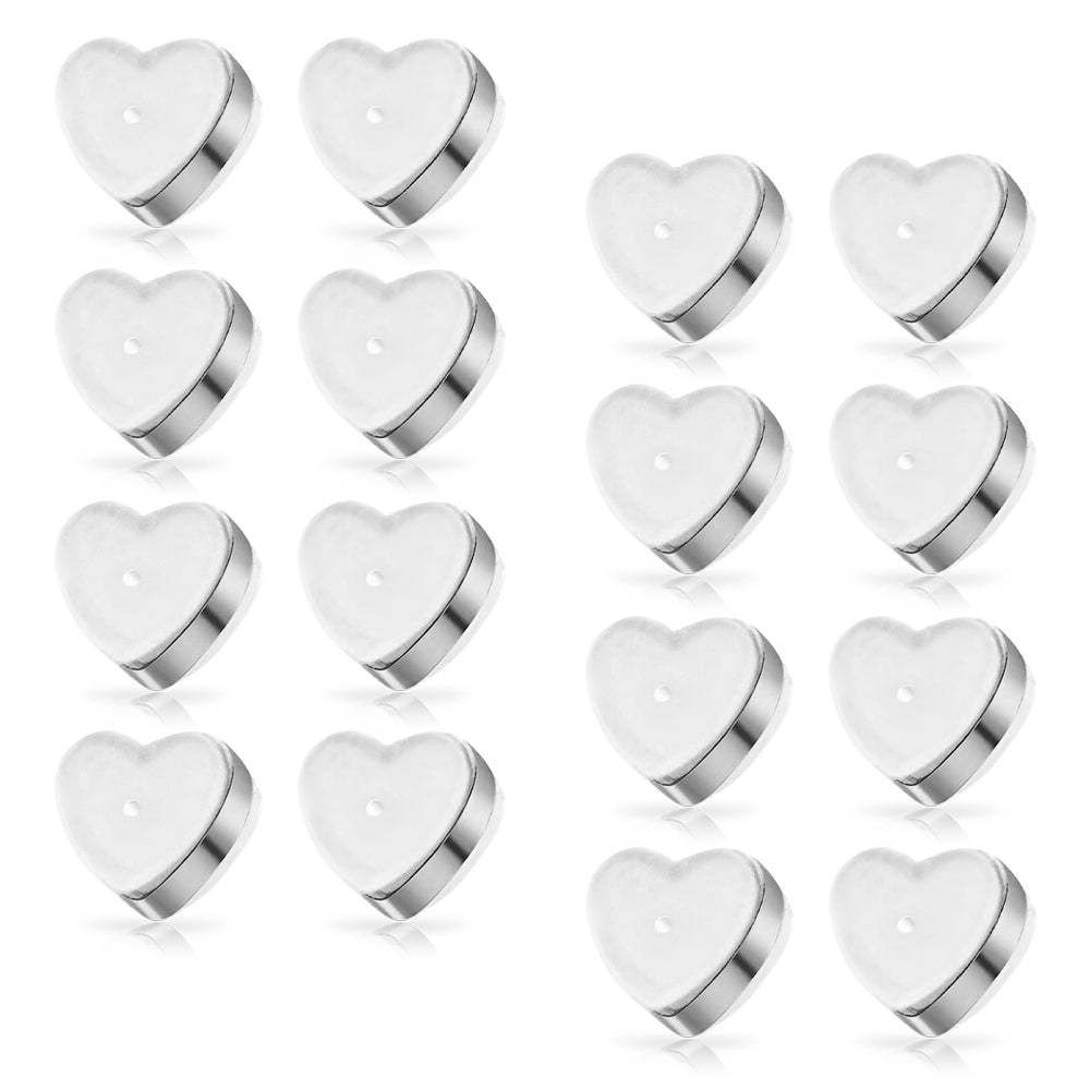 Eilisra 18K Titan Platinum Alloy Lymphvitic Earring Backs
