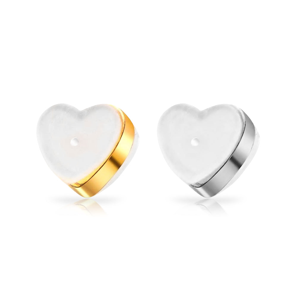 Eilisra 18K Titan Platinum Alloy Lymphvitic Earring Backs