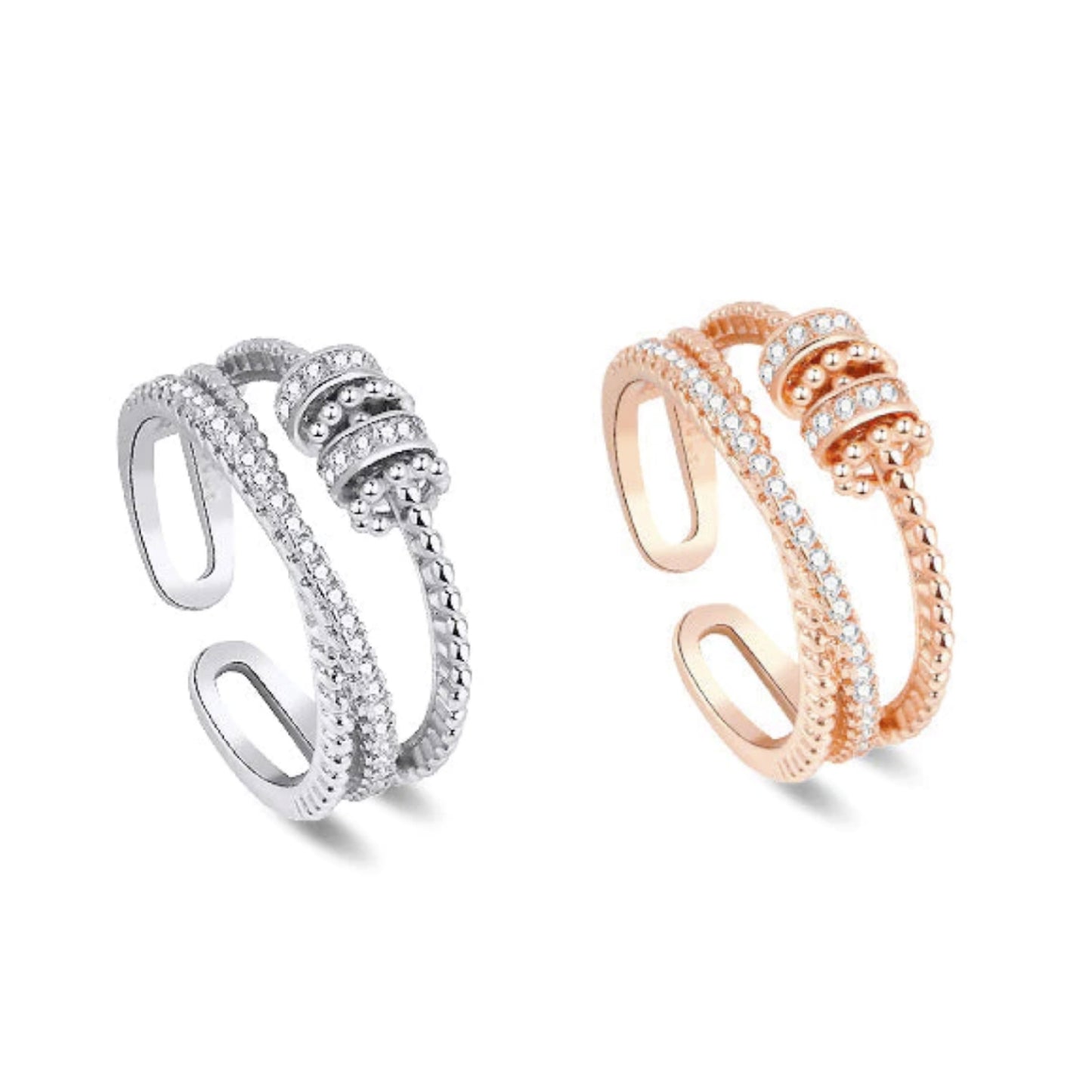 TANSIO Threanic Triple Spin Ring