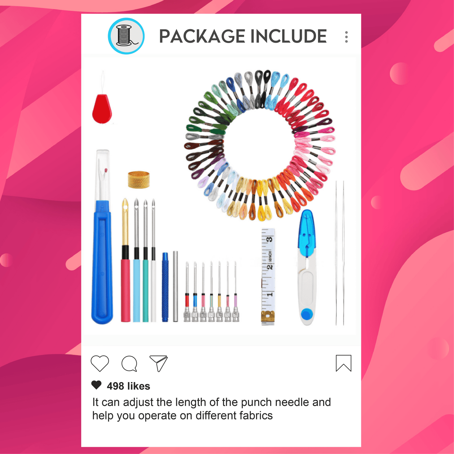 DIY Stitch Craft Punch Needle Kit