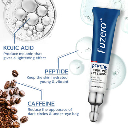✅Official Store | Fuzero™ PEPTIDE Depuffing Eye Serum👨‍⚕️FDA Approved✅Reduce Puffiness & Dark Circles, Reduce Fine Lines & Wrinkles, Support Collagen Production🔥LAST DAY SALE 80% OFF🔥