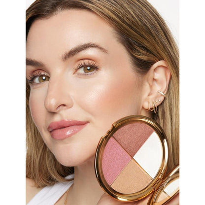 🎀 Last 3 hours 60% off⏰𝐄𝐲𝐞 & 𝐂𝐡𝐞𝐞𝐤 𝐏𝐚𝐥𝐞𝐭𝐭𝐞 - Eyeshadow and Highlighter Makeup (with Detachable Brush)