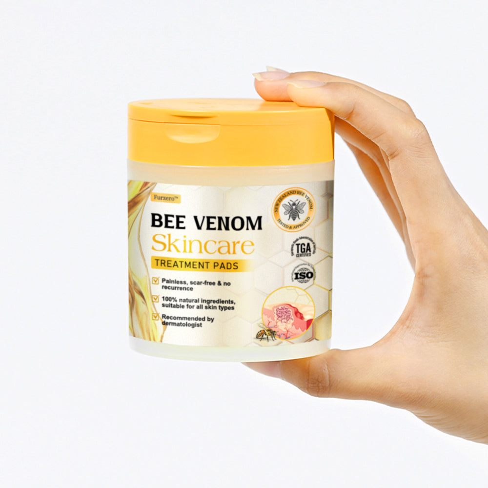 Furzero™ Bee Venom Skincare Treatment Pads (👩🏼⚕️AAD Recommended)