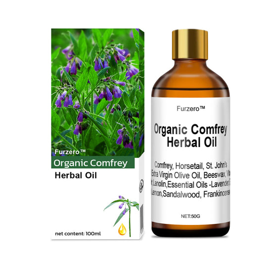 🌍Furzero™ Organic Comfrey Herbal Oil🌿Last Day Discount - 𝟕5%𝐎𝐅𝐅🔥