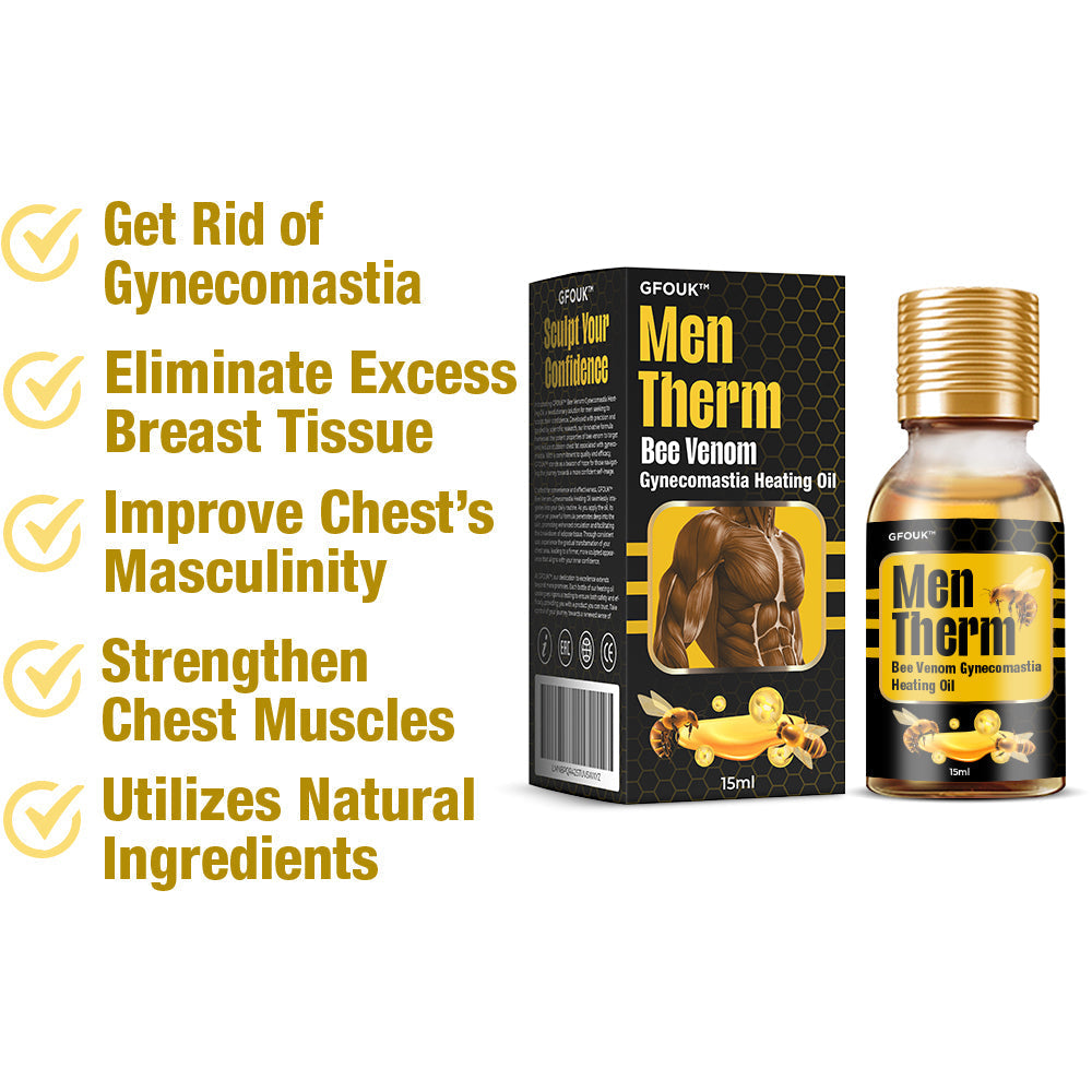 🌍GFOUK™ MenTherm Bee Venom Gynecomastia Heating Oil
