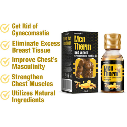 🌍GFOUK™ MenTherm Bee Venom Gynecomastia Heating Oil