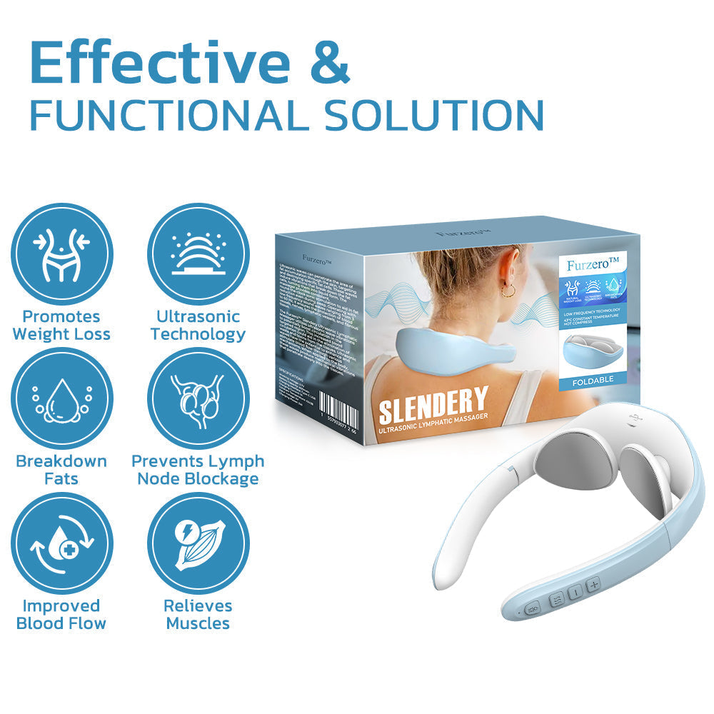 ✅Official Store | Furzero™ Slendery Ultrasonic Lymphatic Massager👨‍⚕️FDA Approved✅Successfully weight loss in 7days