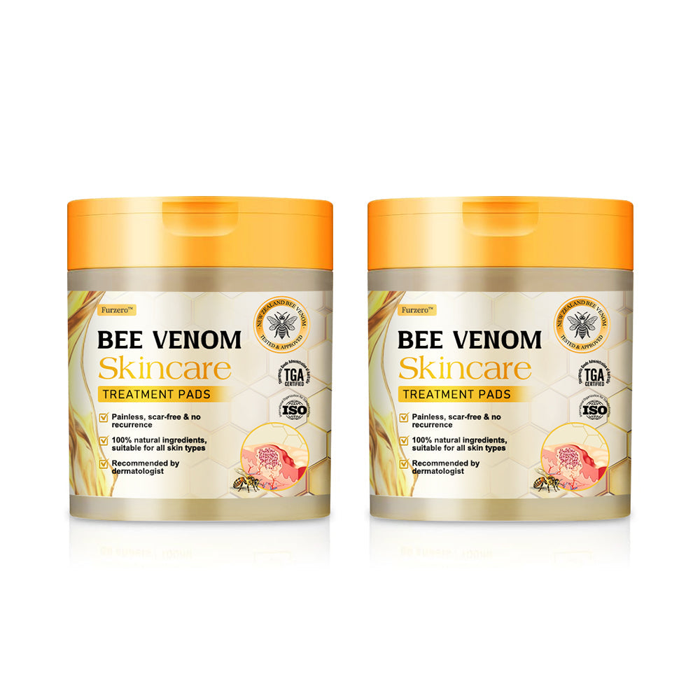 Furzero™ Bee Venom Skincare Treatment Pads (👩🏼⚕️AAD Recommended)