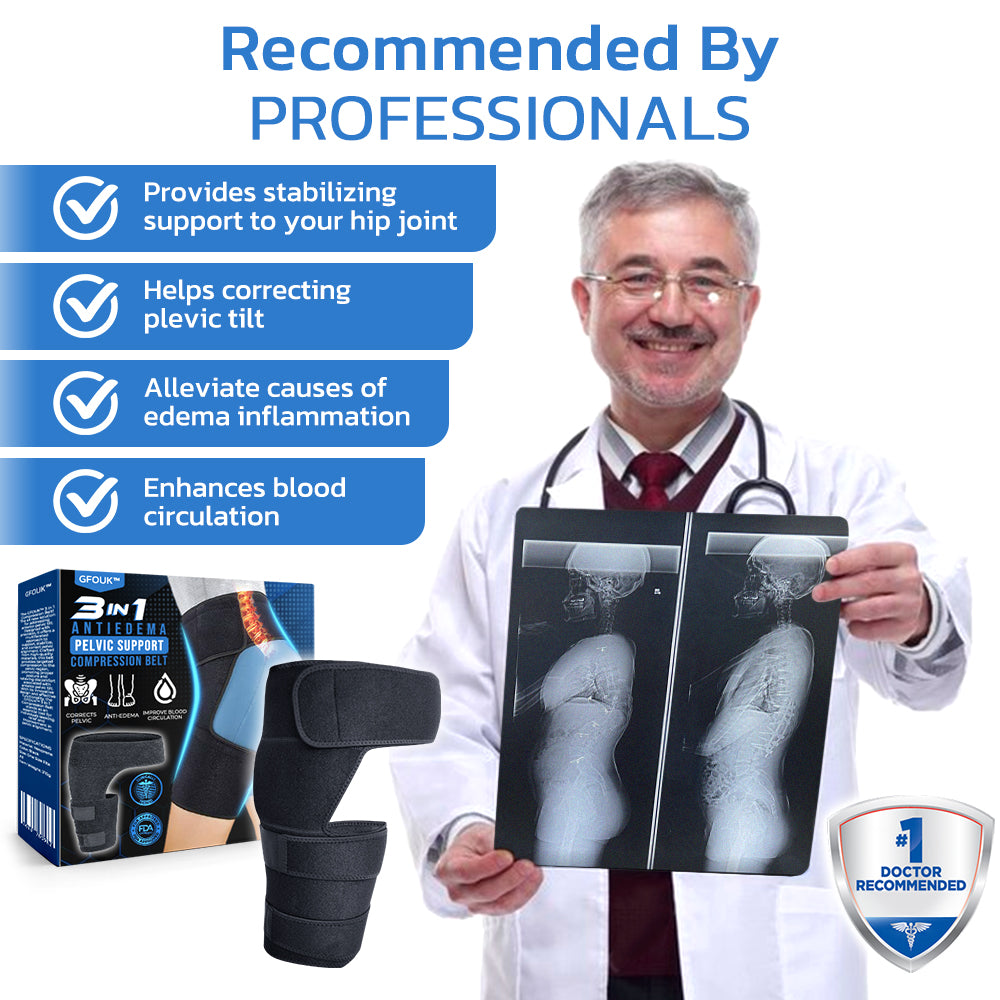 GFOUK™ 3 in 1 AntiEdema Pelvic Support & Compression Belt
