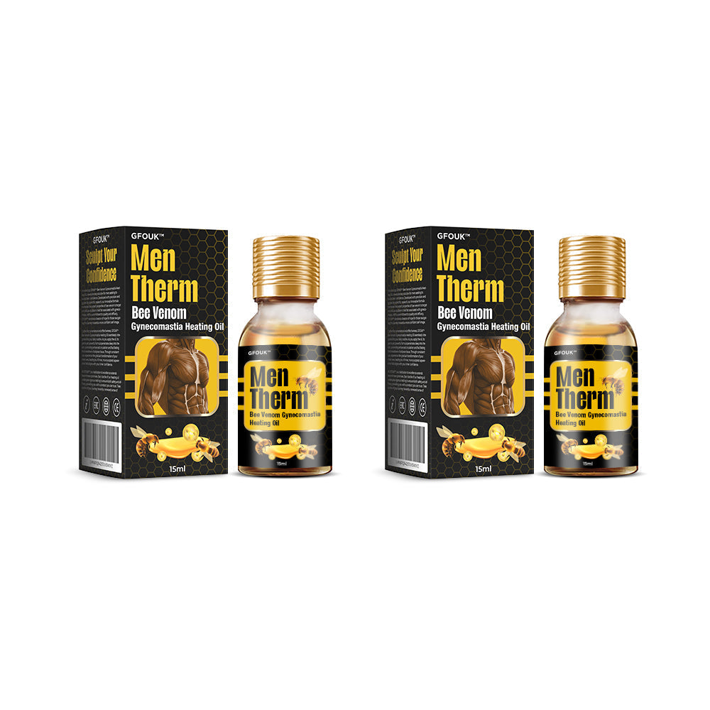 🌍GFOUK™ MenTherm Bee Venom Gynecomastia Heating Oil