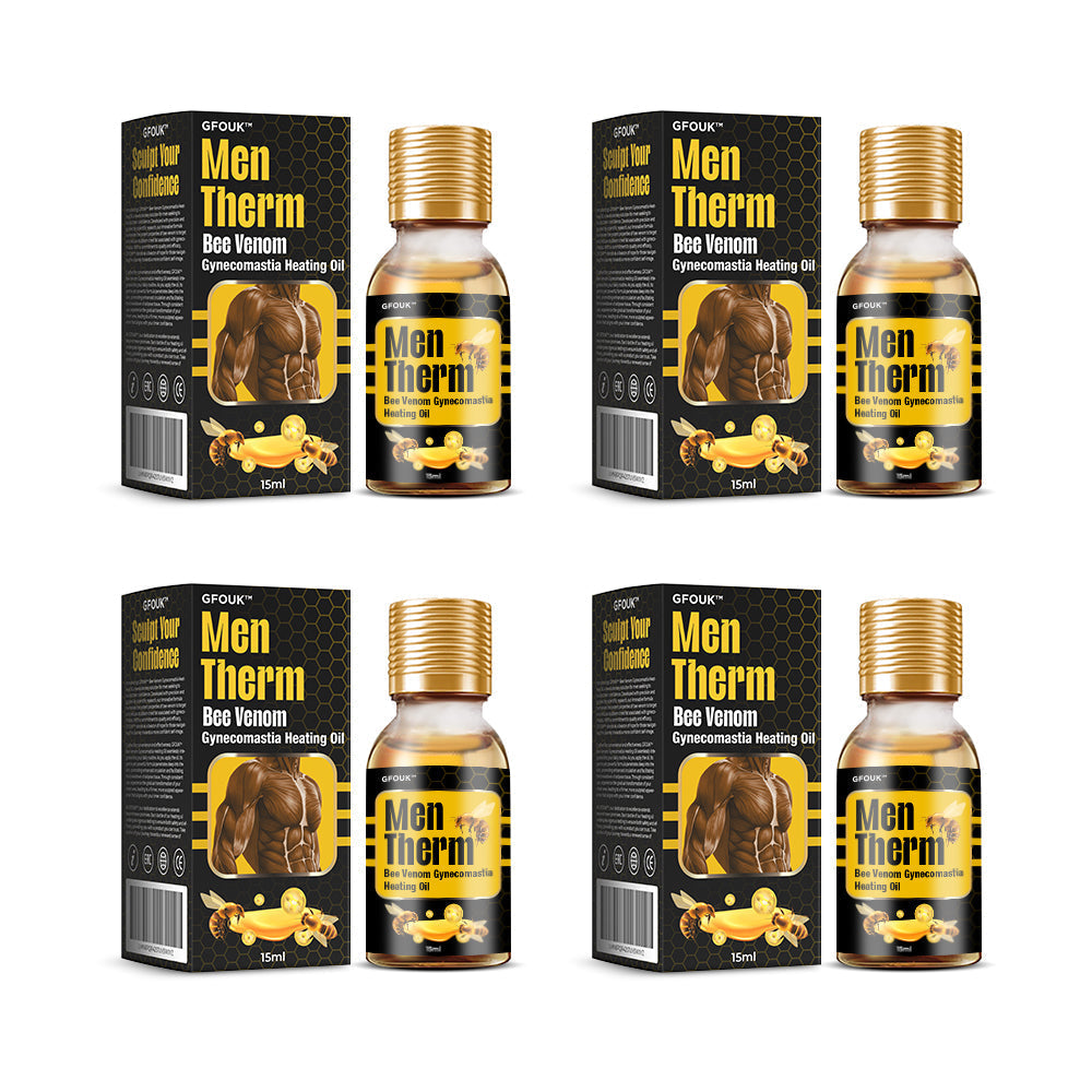 🌍GFOUK™ MenTherm Bee Venom Gynecomastia Heating Oil