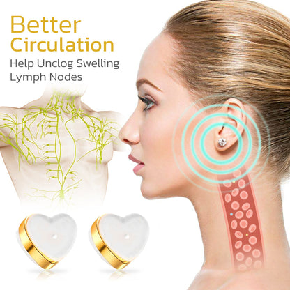 Eilisra 18K Titan Platinum Alloy Lymphvitic Earring Backs