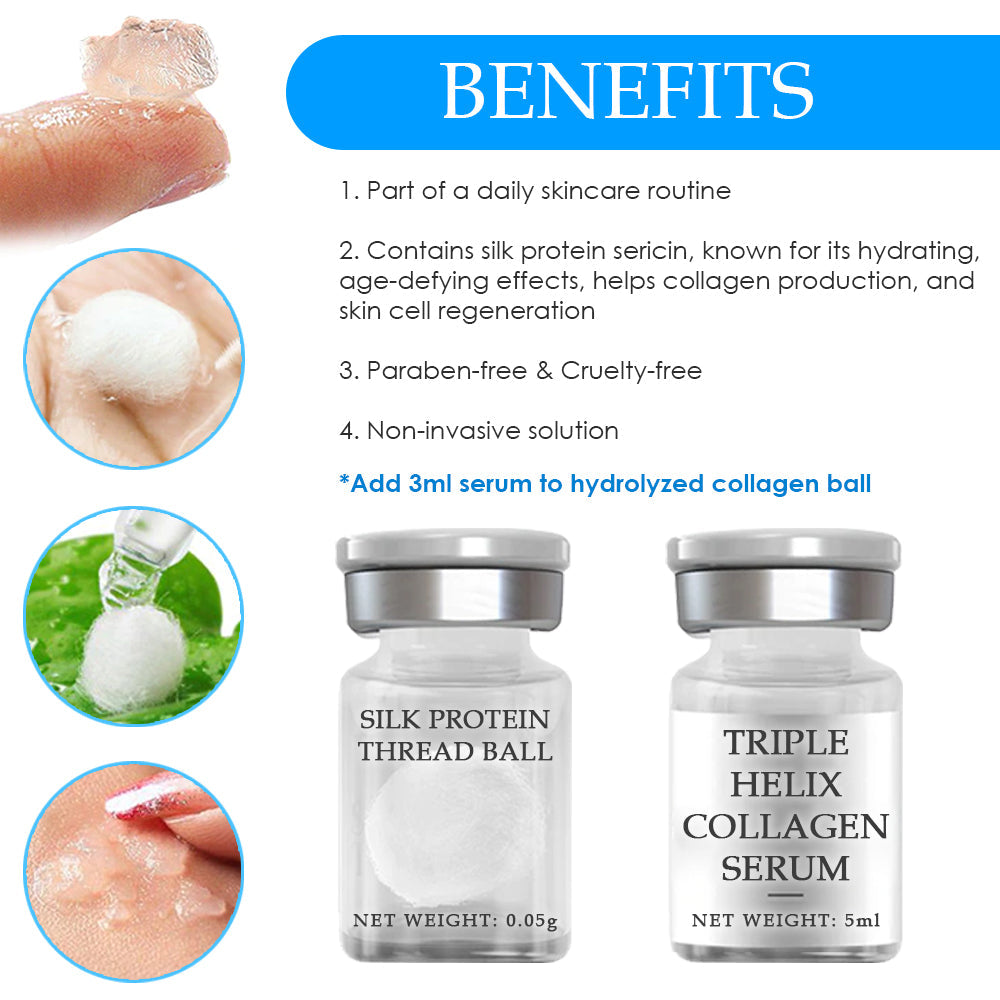 Soluble Silk Protein Thread Ball Collagen Serum