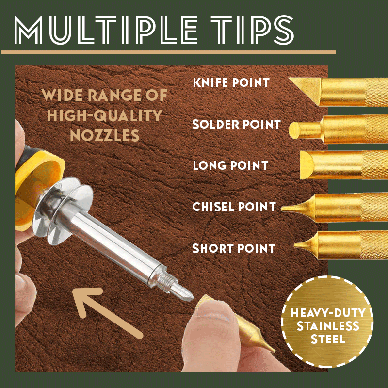 DIY Leather Pyrography Pen Set