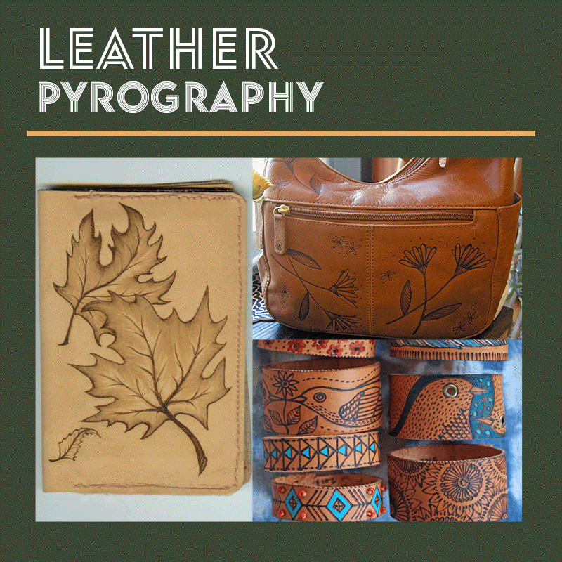 DIY Leather Pyrography Pen Set