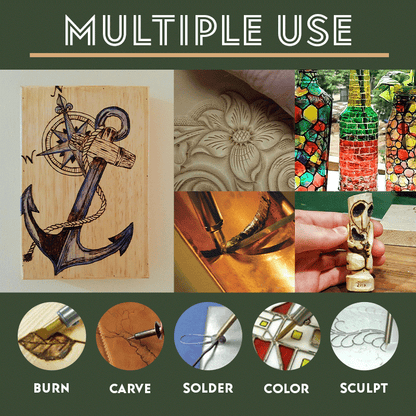 DIY Leather Pyrography Pen Set