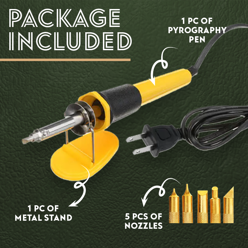 DIY Leather Pyrography Pen Set