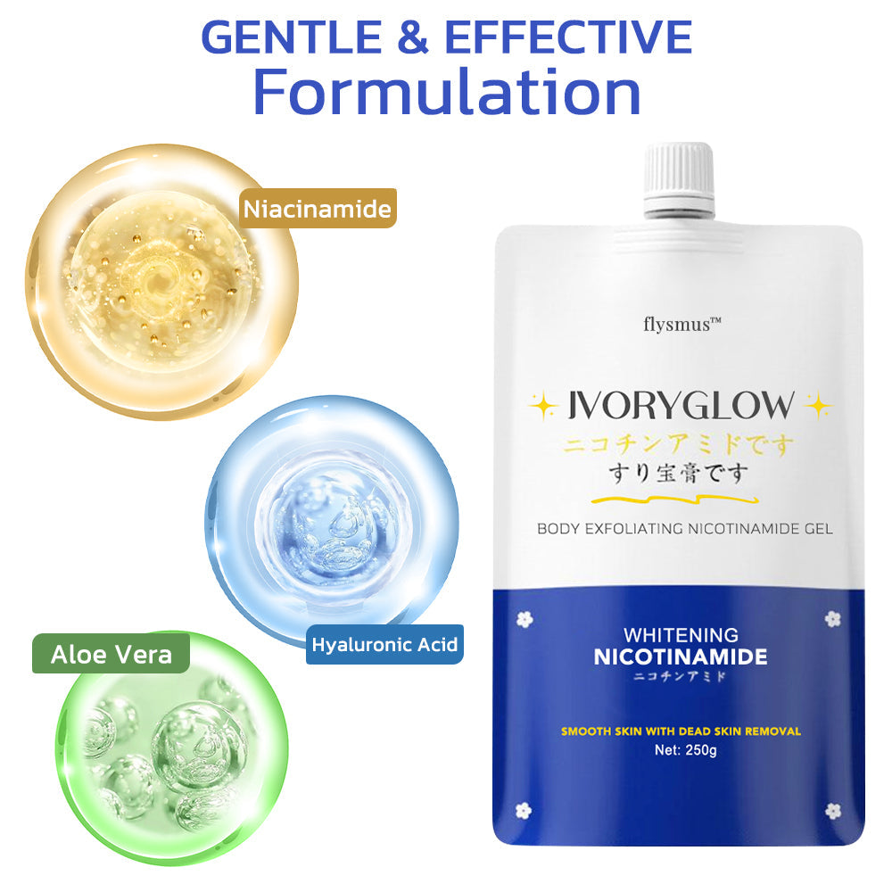 flysmus™ IvoryGlow Body Exfoliating Nicotinamide Gel