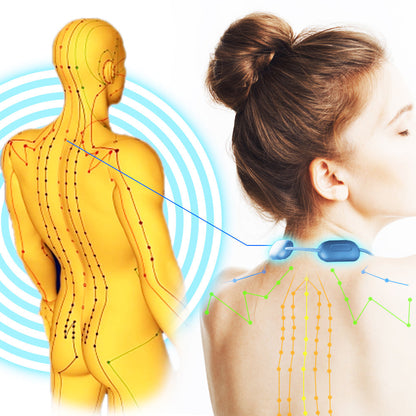 AcuPro EMS Neck Acupoints Massage Lymphvitic Device