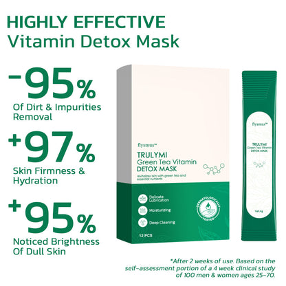 flysmus™ TRULYMI Green Tea Vitamin Detox Mask