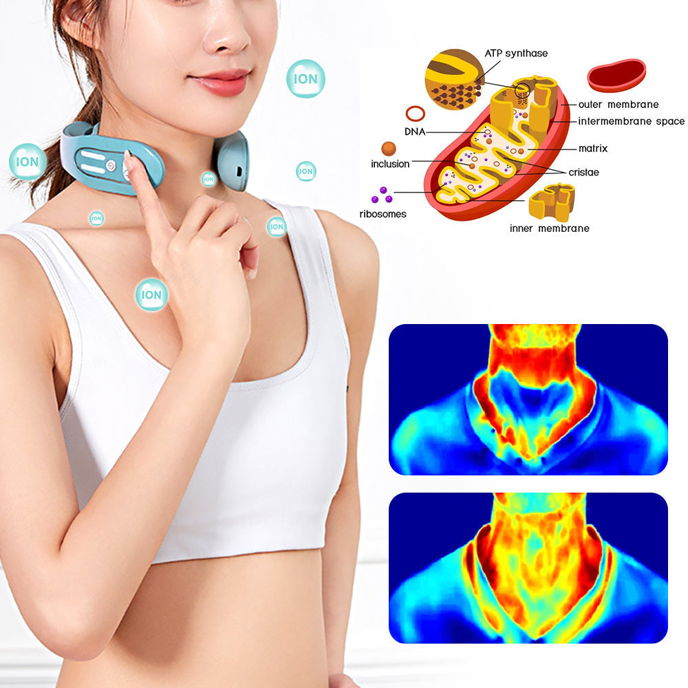 Neck EMS Acupoints Lymphvity Massager