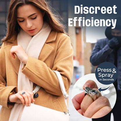 Futusly™ Speederupt 30 Bursts Pepper Spray Ring