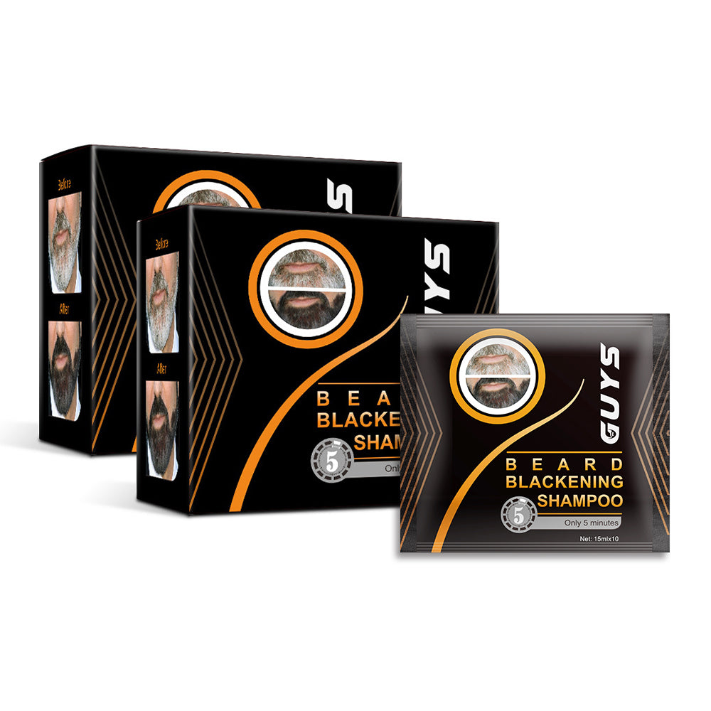 Guys Natural Darkening Beard Shampoo