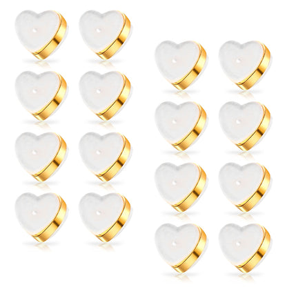 Eilisra 18K Titan Platinum Alloy Lymphvitic Earring Backs
