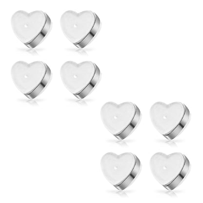 Eilisra 18K Titan Platinum Alloy Lymphvitic Earring Backs