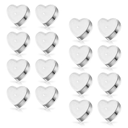 Eilisra 18K Titan Platinum Alloy Lymphvitic Earring Backs