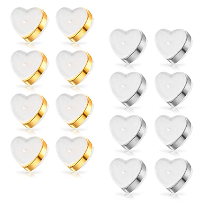Eilisra 18K Titan Platinum Alloy Lymphvitic Earring Backs