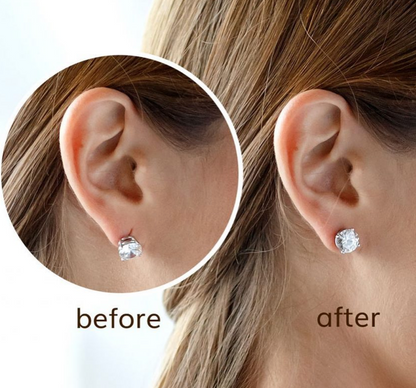 Eilisra 18K Titan Platinum Alloy Lymphvitic Earring Backs