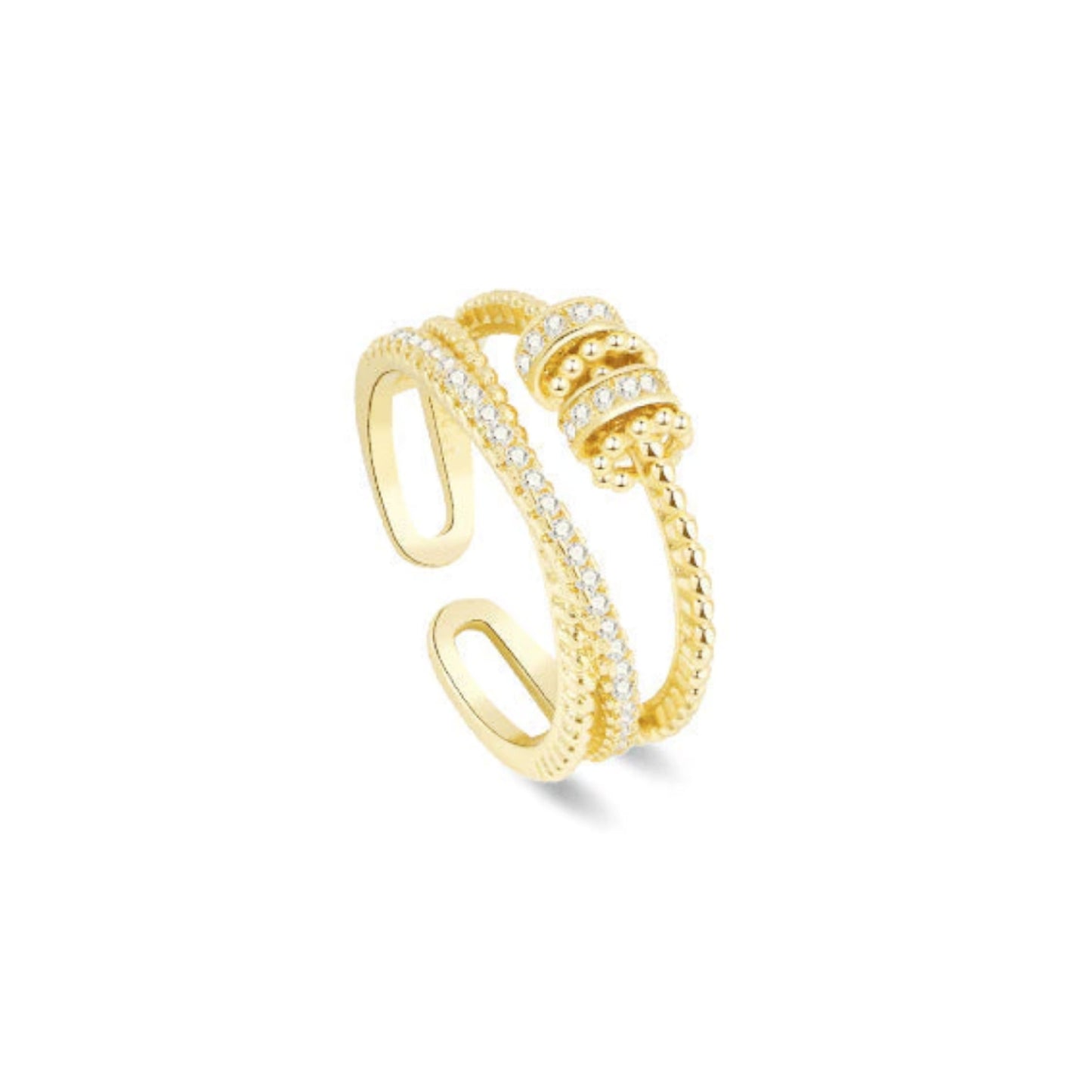 TANSIO Threanic Triple Spin Ring