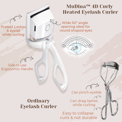 MuDina™ 4D Curly Heated Eyelash Curler